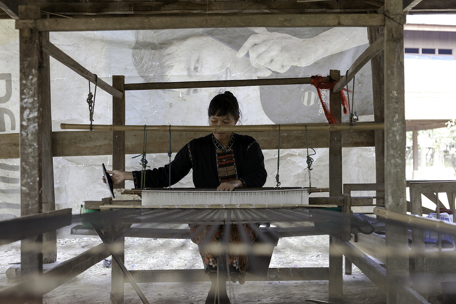 Ban Saphai weaving village