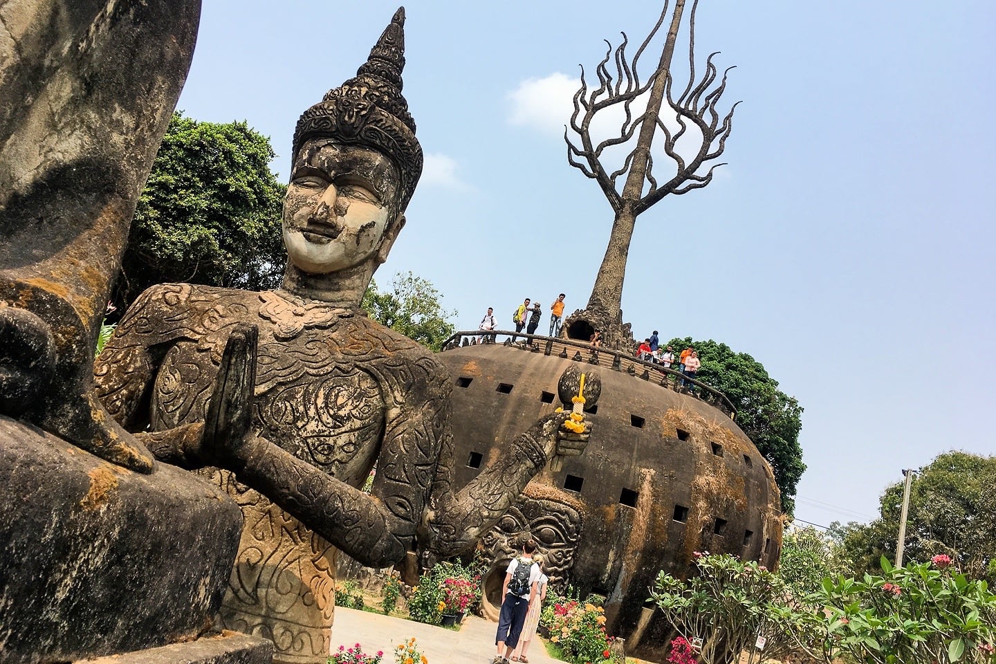 Giant concrete statues in Buddha Park