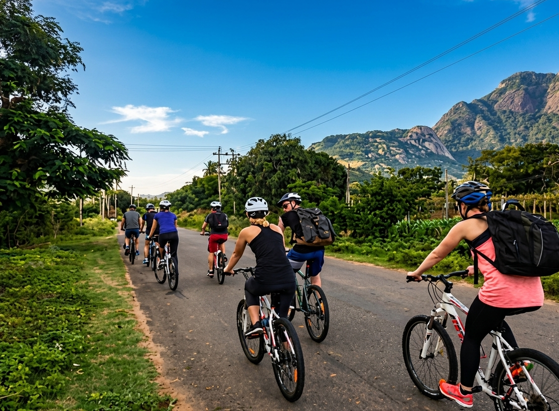 Cycling Tour Don Det & Don Khone with Lipphi Falls Zipline
