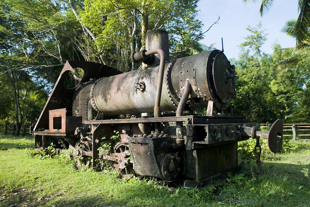 Old French railway remains on Don Khone 4000 Islands