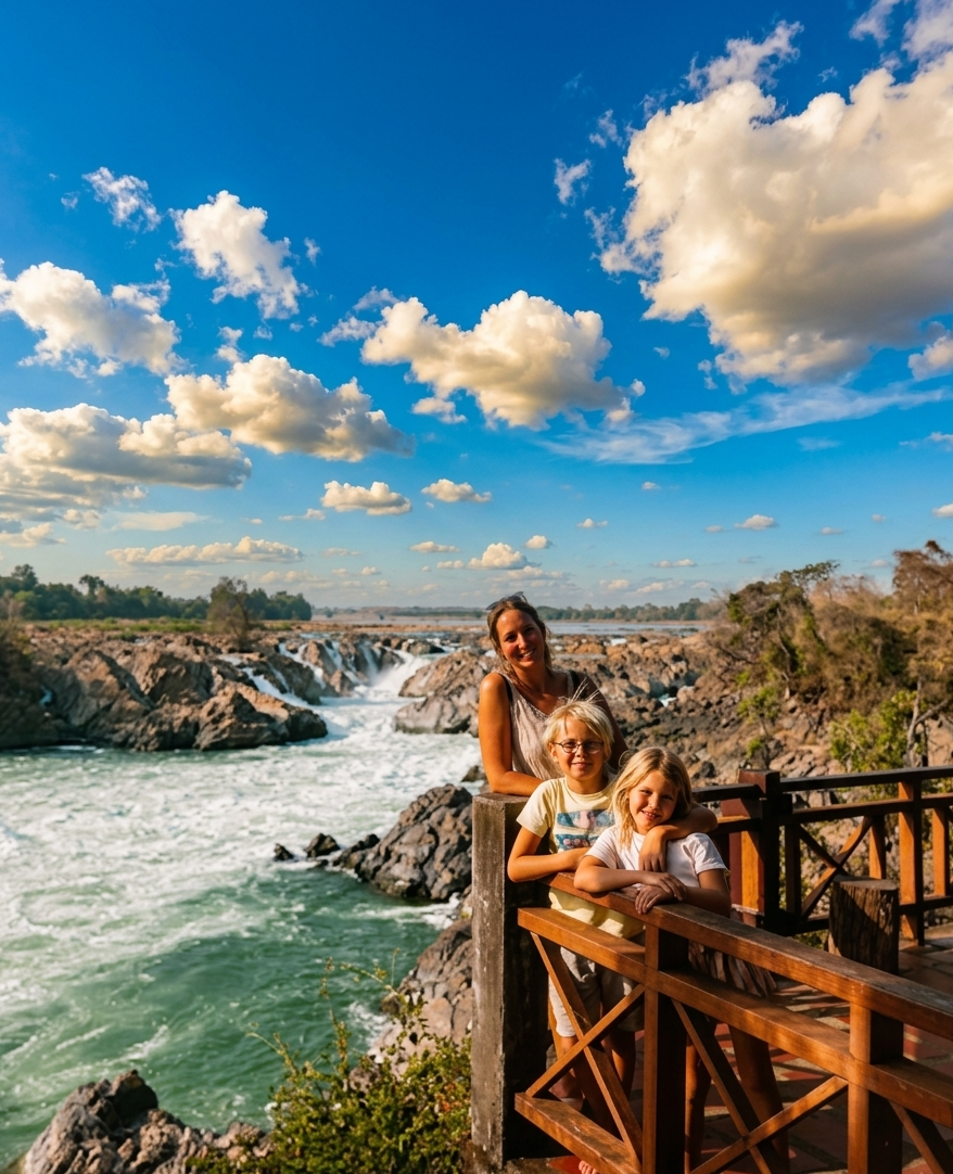 Khone Phapheng boardwalk