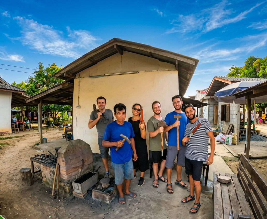 Traditional blacksmith workshops