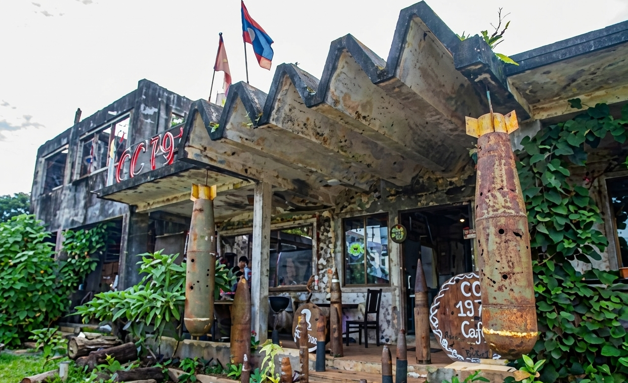 Wartime building of CC 1971 Cafe