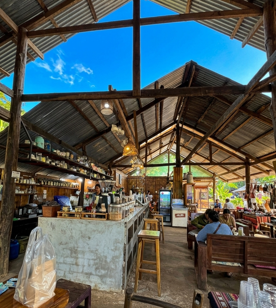 Evergreen gardens at Cafe Lak 40