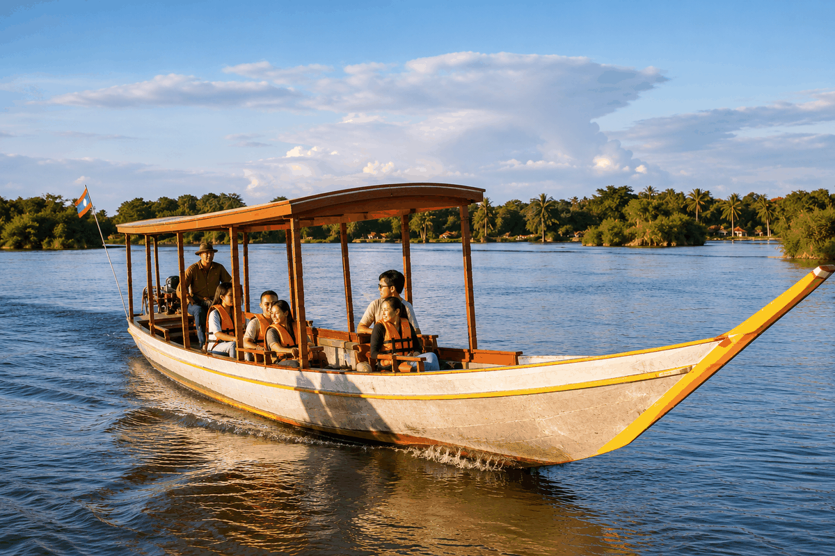 Boat on the Mekong