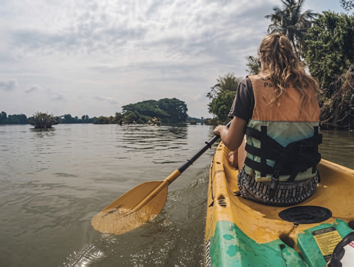 Kayak Full Day with Transfer to Stung Treng Cambodia