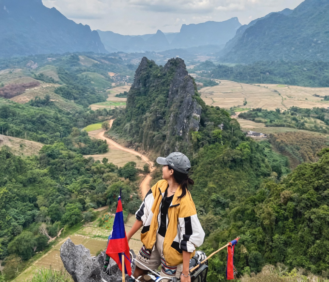 Vang Vieng Cycling Through Karsts & Lagoons