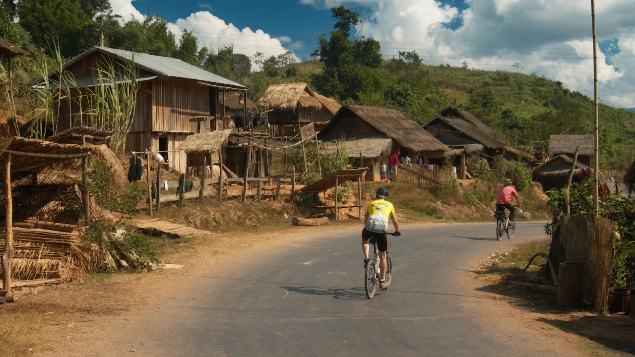 Bolaven Plateau backroads through ethnic villages