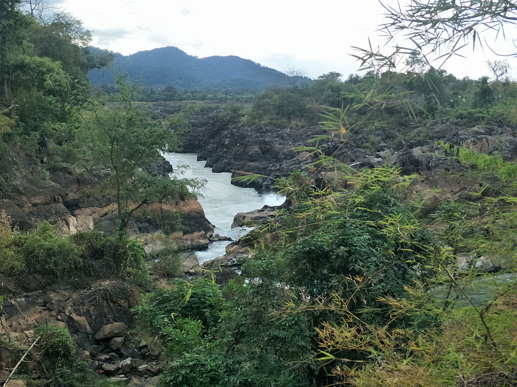 view downstream of Liphi falls